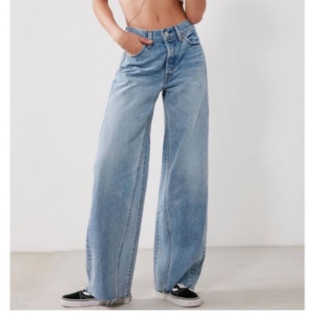 Levi’s Altered Wide Leg Jeans